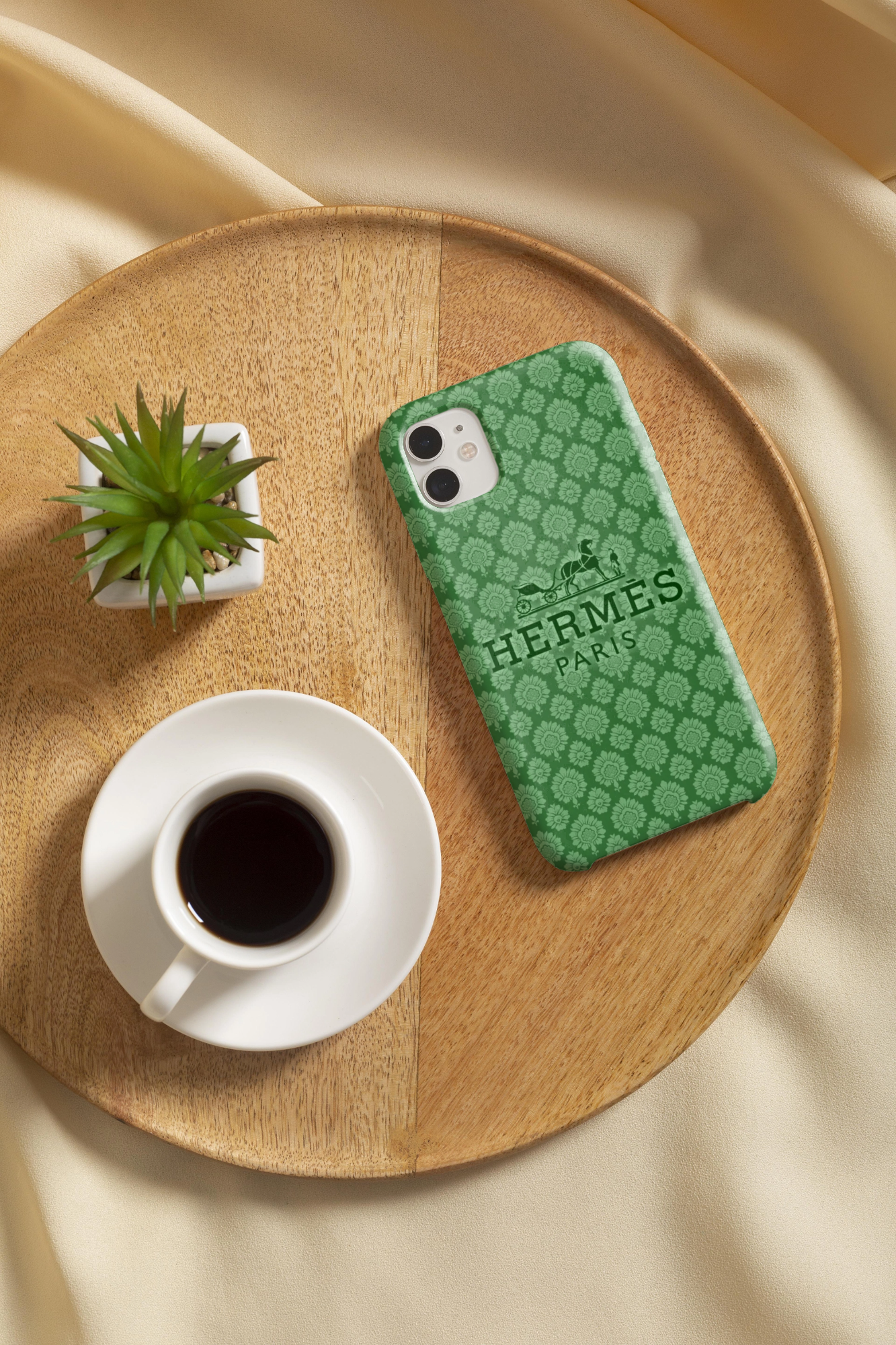 Green Hermes design