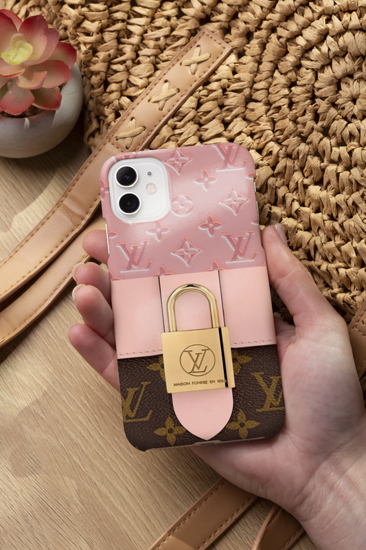 LV pinkish brown design